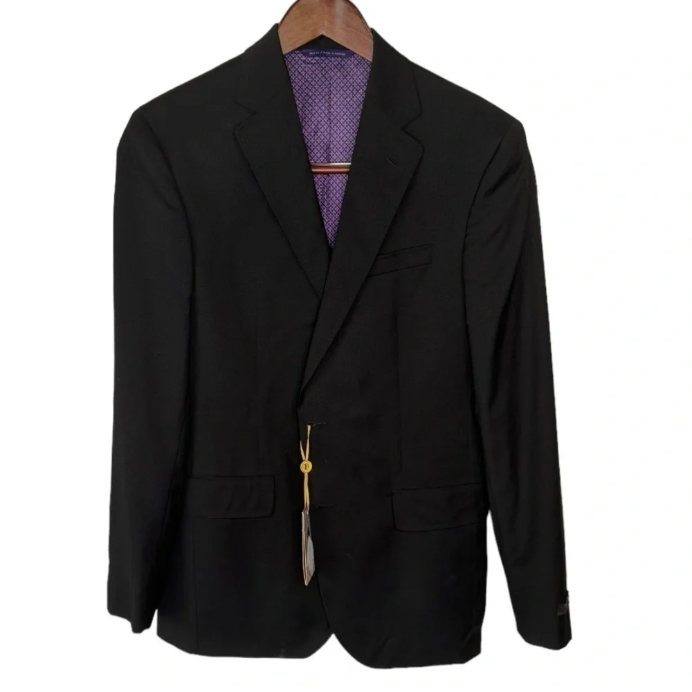 Ted Baker London Black Slim Jarrow Suit Jacket Size 40R NWT